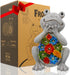 Solar Garden Outdoor Statues Turtle with Succulent 7 LED Lights